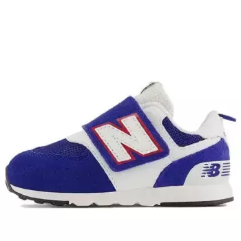 Кроссовки 574 hook & loop 'team royal white' New Balance, синий