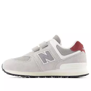 Кроссовки 574 на липучке New Balance, серый