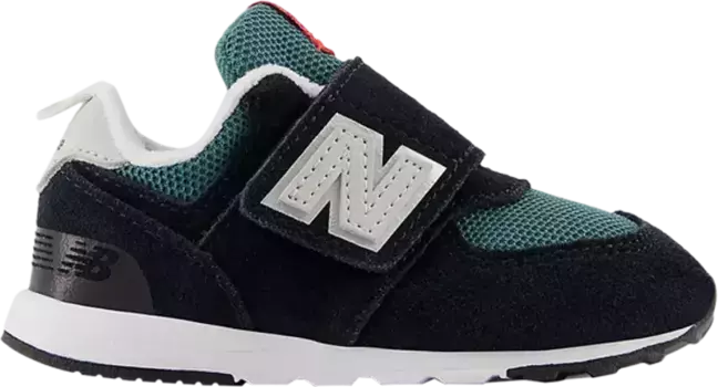 Кроссовки 574 New-B Hook & Loop Toddler 'Black New Spruce', черный