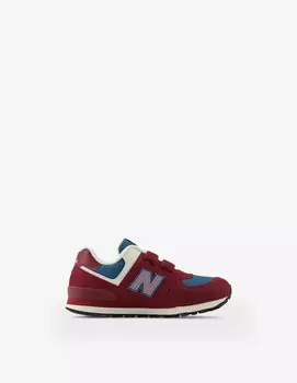Кроссовки 574 New Balance, бордовый