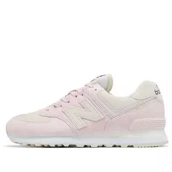 Кроссовки 574 series blue pink red New Balance, синий