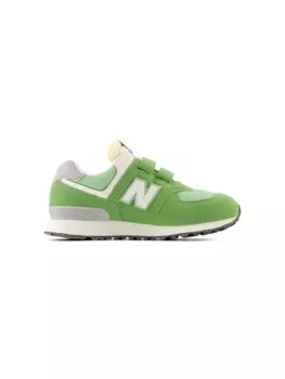 Кроссовки 574 со вставками New Balance Kids, зеленый