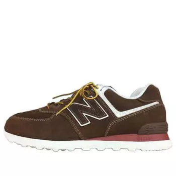 Кроссовки 574 x comme des garcons junya watanabe shoes 'brown white' New Balance, бежевый