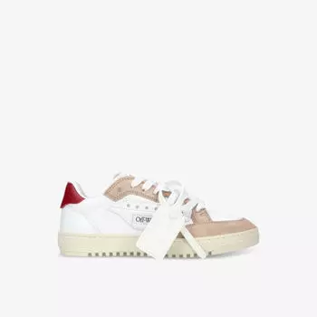 Кроссовки 5 0 из кожи и текстиля с фирменным принтом Off-White, белый