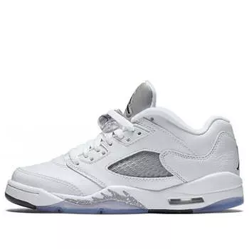Кроссовки 5 низкие Air Jordan, белый