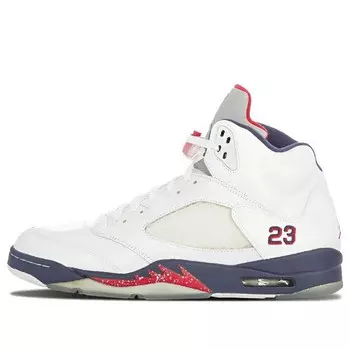 Кроссовки 5 ретро Air Jordan, белый