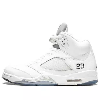 Кроссовки 5 ретро Air Jordan, белый