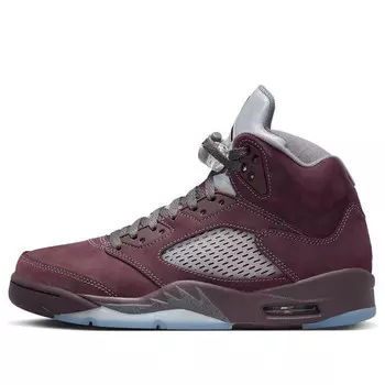 Кроссовки 5 ретро Air Jordan, бордовый