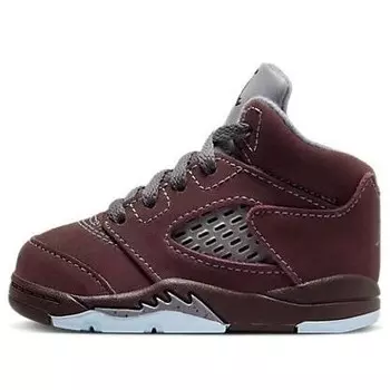 Кроссовки 5 ретро Air Jordan, бордовый