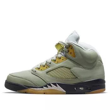 Кроссовки 5 ретро Air Jordan, зеленый