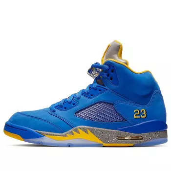 Кроссовки 5 retro 'laney' Air Jordan, синий