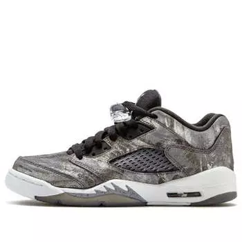 Кроссовки 5 ретро низкие премиум низкие Air Jordan, серый