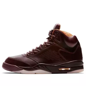Кроссовки 5 ретро премиум Air Jordan, бордовый