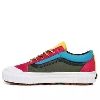 Кроссовки 66 supply old skool tc lug 'red blue green' Vans, красный