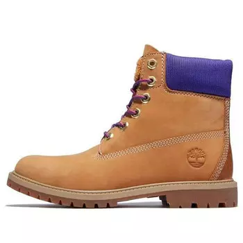 Кроссовки 6 inch heritage cupsole boots 'wheat nubuck with purple' Timberland, желтый