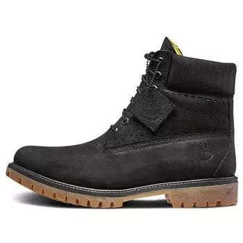 Кроссовки 6-inch premium perforated boot 'black nubuck' Timberland, черный