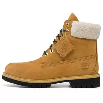 Кроссовки 6 inch premium shearling boots 'wheat nubuck' Timberland, желтый