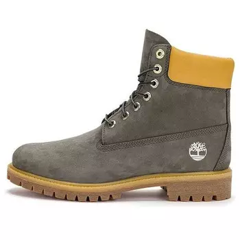 Кроссовки 6 inch premium waterproof boot 'dark green nubuck' Timberland, зеленый