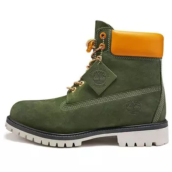 Кроссовки 6 inch premium waterproof boot 'olive green orange' Timberland, зеленый