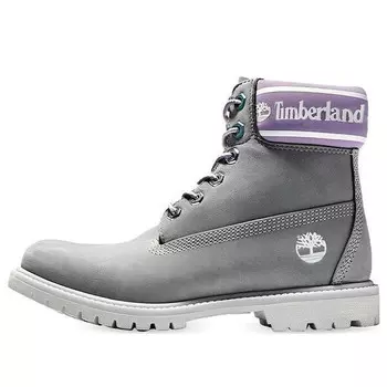 Кроссовки 6 inch premium waterproof boots 'medium grey nubuck' Timberland, серый