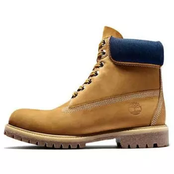 Кроссовки 6 inch premium waterproof boots 'wheat nubuck blue collar' Timberland, желтый