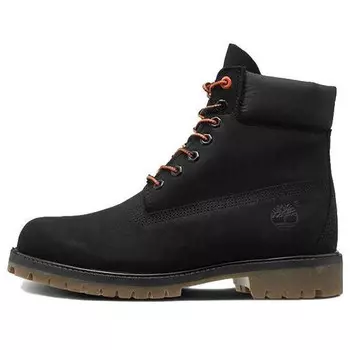 Кроссовки 6 inch premium wide-fit boots 'black nubuck' Timberland, черный