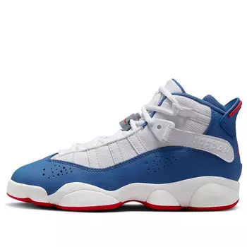 Кроссовки 6 колец Air Jordan, белый