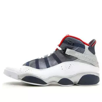 Кроссовки 6 колец Air Jordan, белый