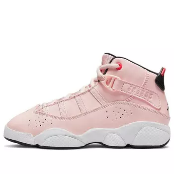 Кроссовки 6 колец Air Jordan, розовый