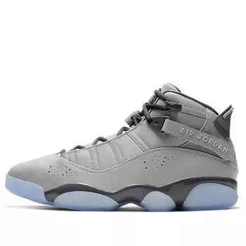 Кроссовки 6 колец Air Jordan, серебряный