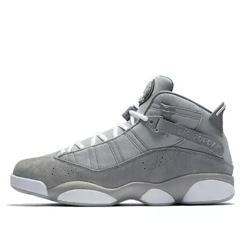 Кроссовки 6 колец Air Jordan, серый