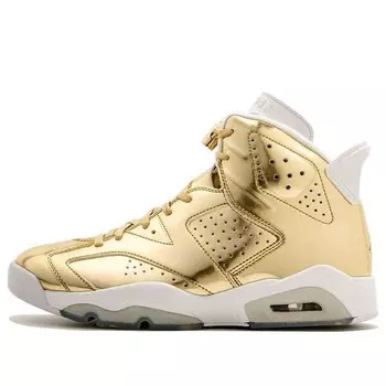 Кроссовки 6 ретро Air Jordan, золотой