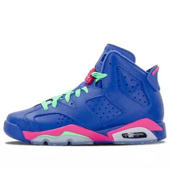Кроссовки 6 retro 'game royal' Air Jordan, мультиколор