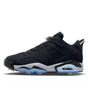 Кроссовки 6 retro low golf 'chrome' Air Jordan, черный