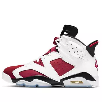 Кроссовки 6 retro og 'carmine' 2021 Air Jordan, белый