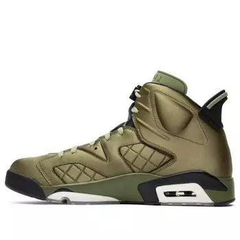 Кроссовки 6 retro pinnacle 'flight jacket' Air Jordan, зеленый
