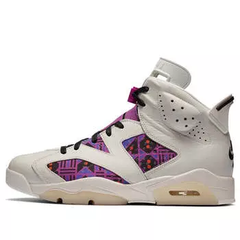 Кроссовки 6 retro 'quai 54 - purple' Air Jordan, мультиколор