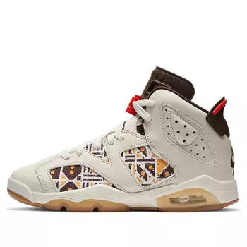 Кроссовки 6 retro 'quai 54 - sail gum' Air Jordan, мультиколор