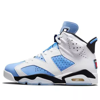 Кроссовки 6 retro 'unc home' Air Jordan, белый