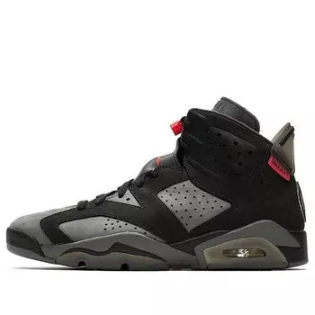 Кроссовки 6 ретро x пари сен жермен Air Jordan, серый