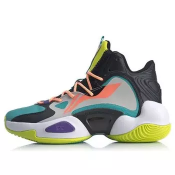 Кроссовки 6 v2 mid top разноцветные Li-Ning, серый