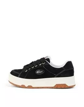 Кроссовки 70 Lo Suede черного цвета Kickers