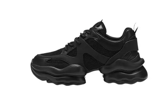 Кроссовки 73Hours Chunky Sneakers Women's Low-top Black, черный