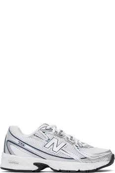 Кроссовки 740 серебристо-белого цвета New Balance