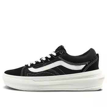 Кроссовки 81312 old skool overt plus cc 'black white' Vans, черный