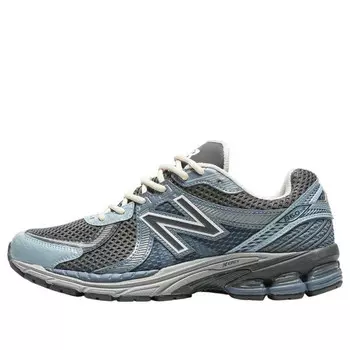 Кроссовки 860 v2 'arctic grey starlight' New Balance, серый