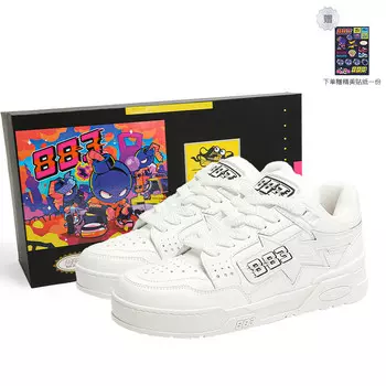Кроссовки 883 Skateboarding Shoes Unisex Low-top White, белый