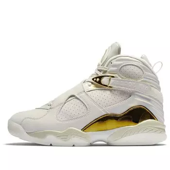 Кроссовки 8 ретро c&c Air Jordan, белый
