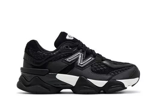 Кроссовки 9060 Big Kid 'Black Silver' Shoe Palace Exclusive, черный