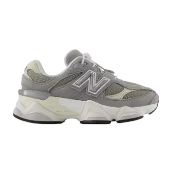 Кроссовки 9060 Bungee Lace Little Kid Wide 'Slate Grey Timberwolf', серый